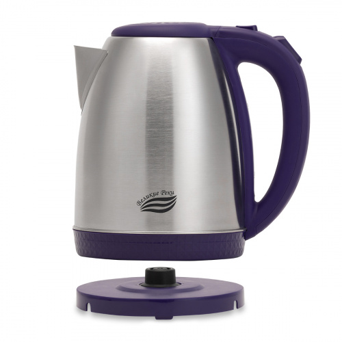 Чайник электрический Великие реки Амур-1 фиолетовый, 1,8л, нержавейка фото 2