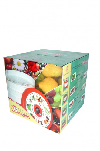Сушилка для овощей Ветерок-5 (кол-во сит-5), цв.упаковка, прозрачный, 500 Вт, темпер. от 30С до 70С/0444 фото 2