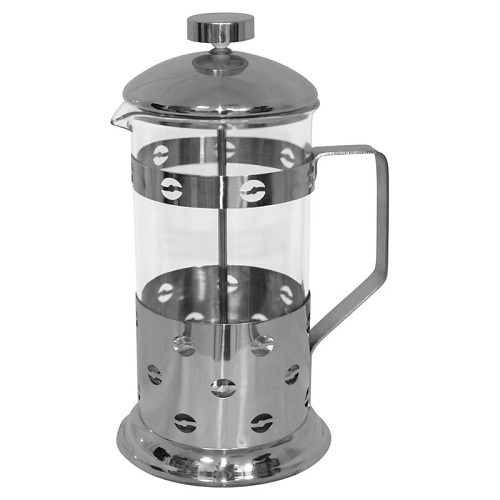 Френч-пресс MALLONY B535-350ML Чайник/кофейник (предназначен для заваривания чая, кофе, прочих напитков).
серия - Caffè
Объем: 0.35 л
Коэффициент линейного расширения - 3,0.
Корпус из нержавеющей стали 201, колба из жаропрочного боросиликатного стекла.
Фильтр/стержень 201 нерж сталь.
Толщина стекла - 1,9 мм
Толщина нерж стали - 0,4 мм
Можно мыть в посудомоечной машине только стекл колбу.
Упаковка: цветная картонная коробка.