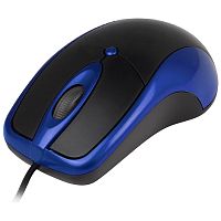 Компьютерная мышь Energy EK-002 Soft Touchчёрно/синий, проводная