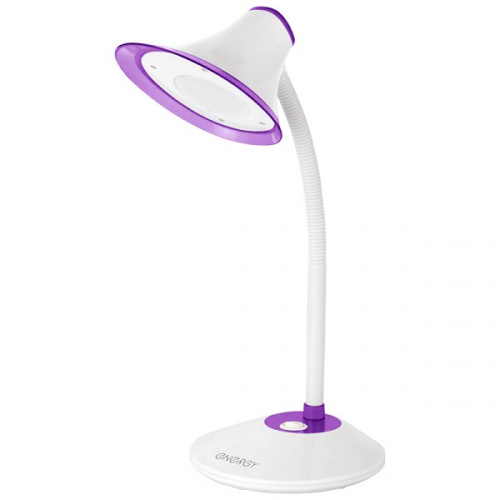 Лампа электрическая настольная ENERGY EN-LED20-2 бело-фиолетовый