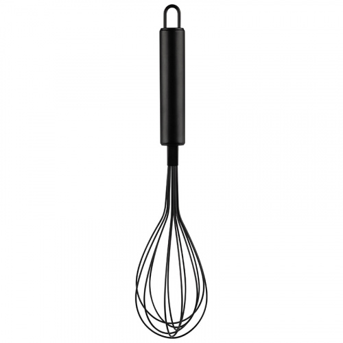 Венчик, CLASSICO NERO, из нержавеющей стали, цвет - черный, non-stick (раб часть) Венчик, CLASSICO NERO, из нержавеющей стали, цвет - черный, non-stick (раб часть)
Материал: 430 сталь. Размер: 28,5*6,5 см. Ручка овальной формы. Картонная подложка.