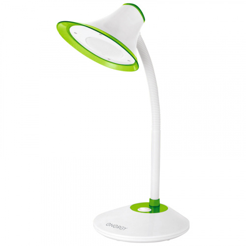 Лампа настольная ENERGY EN-LED20-1 бело-зеленая, 5Вт (в уп. 16 шт) фото 2