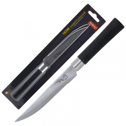 Нож универсальный MALLONY MAL-05P, 11,5см, нерж.сталь (в уп. 24 шт)  фото 2