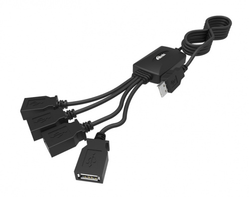 Хаб RITMIX CR-2405 black, USB