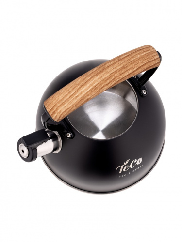 Чайник для плиты TECO TC-127 2.5 л со свистком с деревянной ручкой фото 6