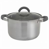 Кастрюля WEBBER BE-359/2 из нерж стали со стеклянной крышкой (d=22; 5,2 л) (6)