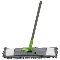 Швабра для пола Рыжий кот с насадкой из микрофибры Mop Click Лапша