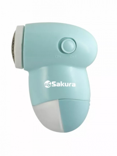 Миниочиститель SAKURA SA-5202M 30 мм, съемный нож из хромоникелевого сплава, съемный отсек для катышков, защитная крышка, щетка для очистки, питание 2*1,5В(АА)