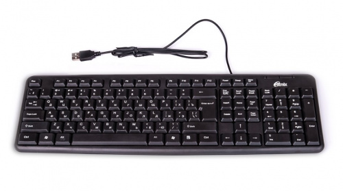 Клавиатура RITMIX RKB-103 USB. Проводная клавиатура;Интерфейс: USB;Количество клавиш: 107;Дополнител
