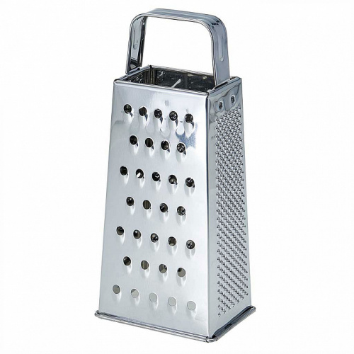 Терка WEBBER BE-087 4 грани 20 см с металлической ручкой (нерж.сталь)(144) Тёрка кухонная 4-гранная из высококачественной нержавеющей стали
Высота 20 см
Удобная металлическая ручка и нескользящее основание
Цвет ручки: металл
Легко поддаётся чистке
Можно мыть в посудомоечной машине