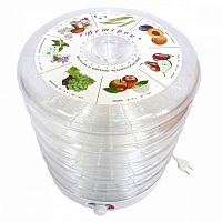 Сушилка для овощей Ветерок-5 (кол-во сит-5), цв.упаковка, прозрачный, 500 Вт, темпер. от 30С до 70С/0444