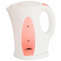 Чайник электрический Эльбрус-3 (16) пласт. белый с розовым: 2200 Вт, 1,0 л