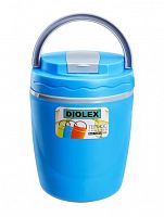 Термос Diolex DXC-1400-3-BL 1400 мл голубой, пищевой пластик. с колбой из нерж. стали