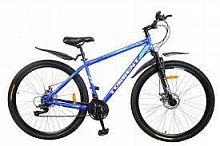 Велосипед Torrent Impulse (рама СТАЛЬ 18", внедорожный, 21 скорость, SHIMANO, колеса 29д)29" / 18" сталь/ Серо-голубой