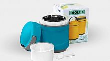 Термос Diolex DXС-1200-2B 1200 мл синий, пищевой пластик. с колбой из нерж. стали
