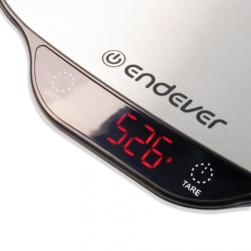 Весы кухонные электронные Endever Chief-535, стальные фото 3
