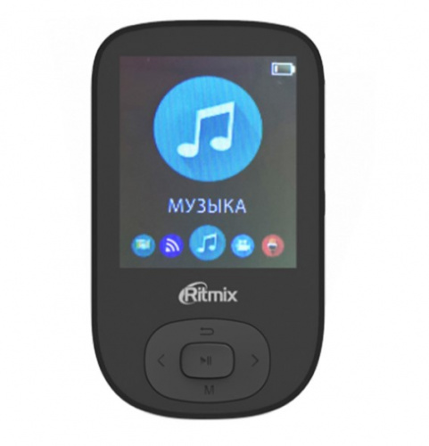 Аудиоплеер MP3 на флэш памяти RITMIX RF-5100BT 4Gb Black
