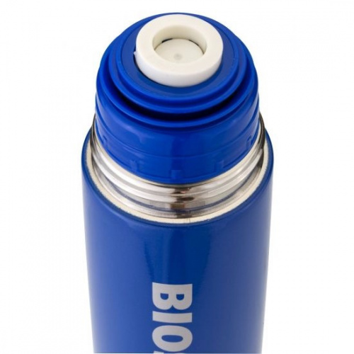 Термос BIOSTAL NB-500 C-B 0.5 л, у/г с кноп. цветной синий (в уп. 12 шт) фото 2