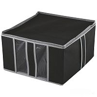 Ящик для хранения одеял подушек и пледов Рыжий кот, Black 60*50*35 см