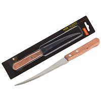 Нож с деревянной рукояткой MALLONY ALBERO MAL-04AL филейный, длина 13 см