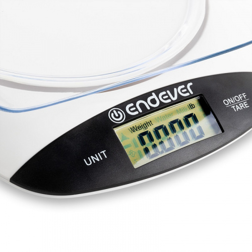 Весы кухонные электронные Endever Chief-533, белые  фото 2