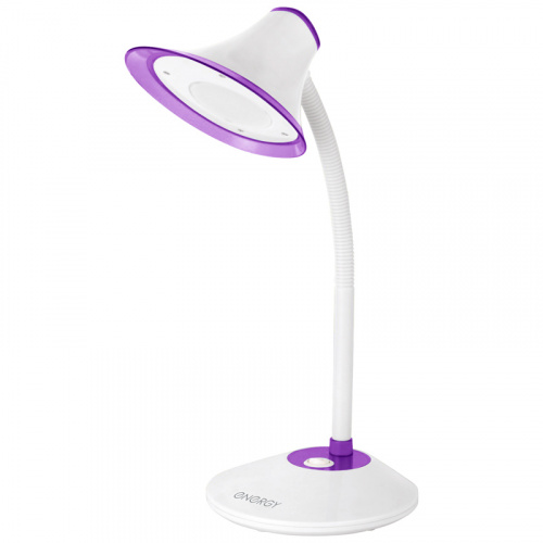 Лампа электрическая настольная ENERGY EN-LED20-2 бело-фиолетовый фото 2