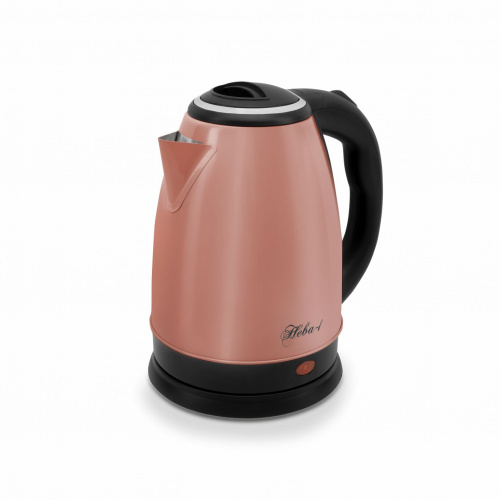 Чайник электрический Великие Реки Нева-1, розовый цвет, нерж., крашенный, 1500 Вт, 1,8 л