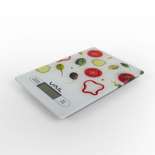 Весы кухонные электронные VAIL VL-5804, 5 кг, 23*16см