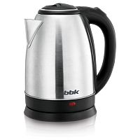 Чайник электрический BBK EK1760S 1,7л, нержавейка, сталь/черный, 2200Вт (12)