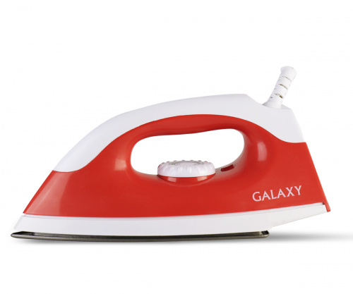 Утюг Galaxy GL 6126 КРАСНЫЙ, 1400 Вт, антипригарное покрытие подошвы