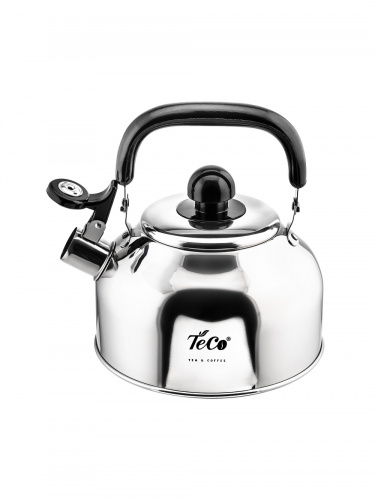 Чайник для плиты TECO TC-116, нержавейка со свистком, 2,8л фото 5