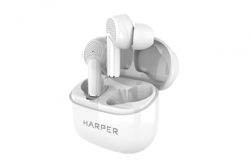 Наушники HARPER HB-527 White, Bluetooth фото 4