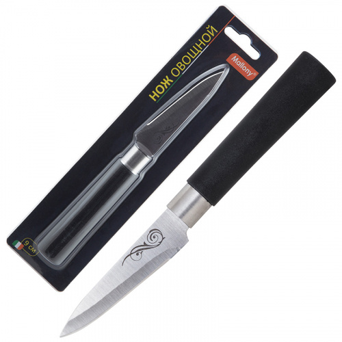 Нож MALLONY MAL-07P (для овощей) с пластиковой ручкой фото 2
