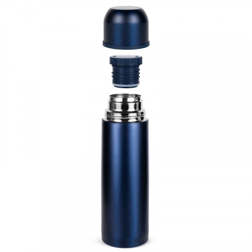 Термос Relaxika R101.750.3NL (0,75 литра), темно-синий (без лого) фото 3