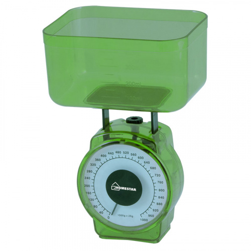 Весы кухонные механические HOMESTAR HS-3004М,зеленый фото 2
