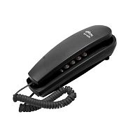 Телефон проводной RITMIX RT-005 black, Проводной телефонный аппарат без дисплея  (настольный/настенн