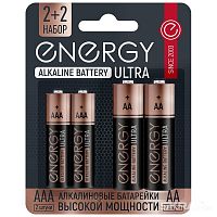 Батарейка алкалиновая ENERGY Ultra LR6+LR03/4B (АА+ААА)