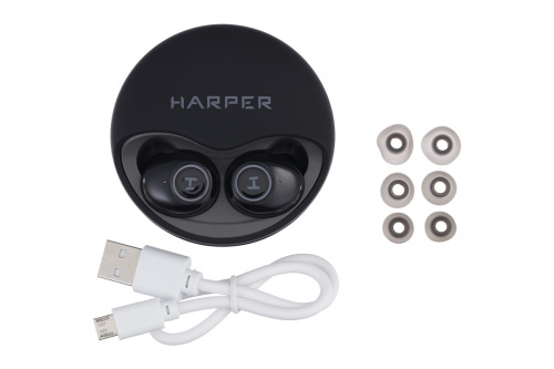 Наушники HARPER HB-522 Black, Bluetooth фото 2